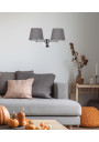 Ibis wall light E14 srebrno grey 48 cm - product image 1
