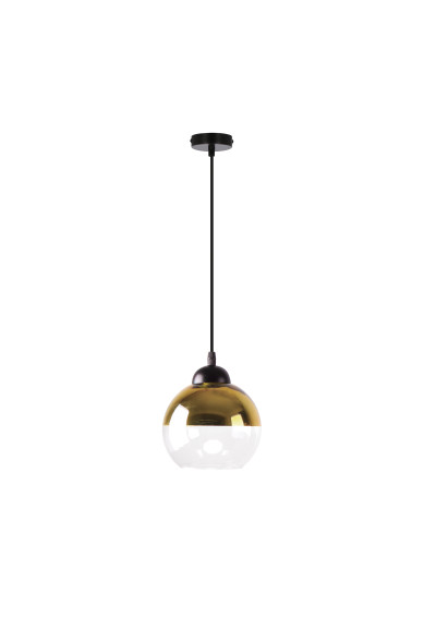 Kinkiet Contessa 1xE27 czarno złoty 15 cm