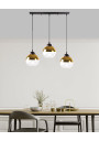 Contessa wall light 3xE27 czarno gold 66 cm - product image 1