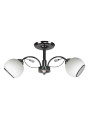 Graphite ceiling light 2xE27 black / white 56 cm