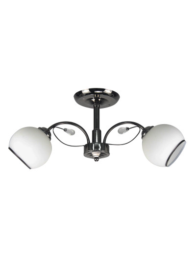Graphite ceiling light 2xE27 black / white 56 cm