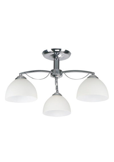 Filona ceiling light 3xE27 chromee / white 55 cm
