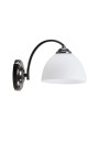Lampa ścienna Gracja 1xE27 czarny + biały 23 cm
