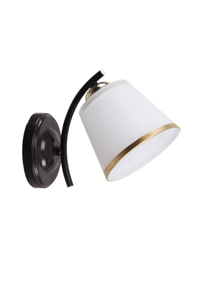 Greco wall light 1xE27 czarno gold 21 cm
