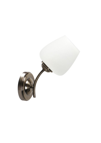 Lampa ścienna Zina 1xE27 patynowy 19 cm