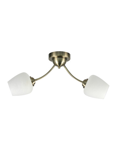 Zina ceiling light 2xE27 patynowy 54 cm