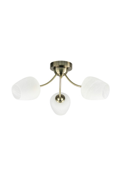 Zina ceiling light 3xE27 patynowy 54 cm