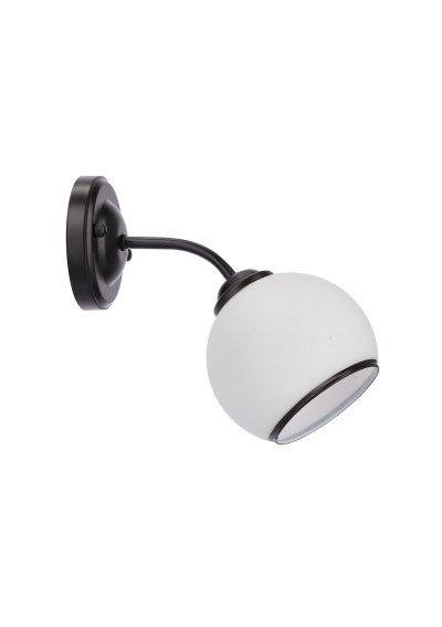 Marinen wall light 1xE27 black / white 24 cm