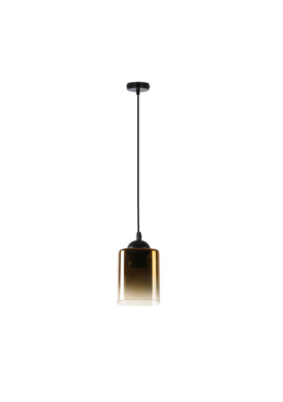 Lampa wisząca Serena 1xE27 czarno złoty 10 cm