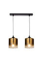Serena pendant light 2xE27 czarno gold 40 cm
