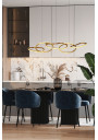 Anneli pendant light 45 W LED 3000 K gold 125 cm - product image 1