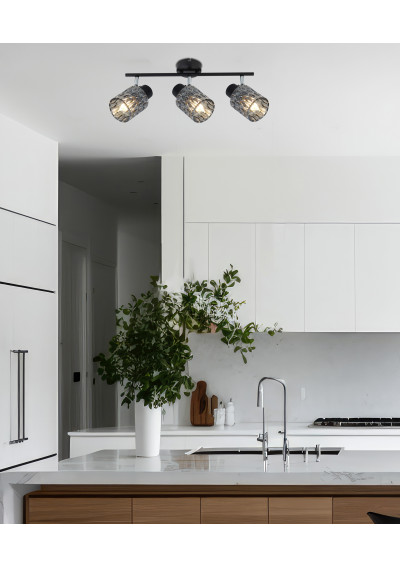 Lampa sufitowa Bill 3xE27 czarny 71 cm - zdjęcie produktu 1