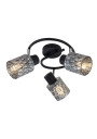 Bill ceiling light 3xE27 black 44 cm