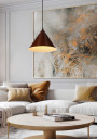 Dunca pendant light 1xE27 orzechowy 25 cm - product image 1