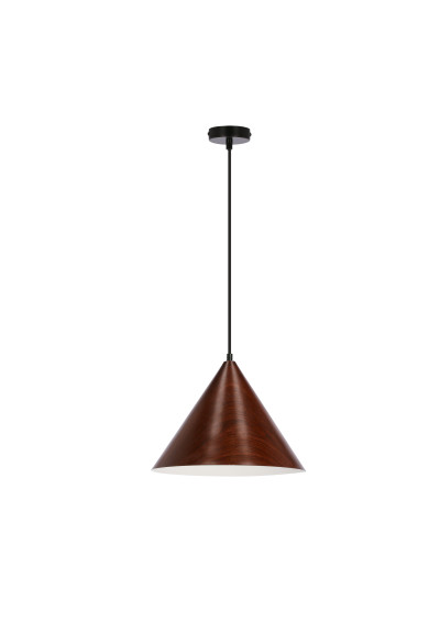 Lampa wisząca Dunca E27 orzechowy 32 cm