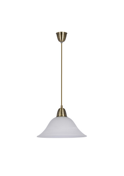 Lampa wisząca Rubi 1xE27 patynowy 31 cm