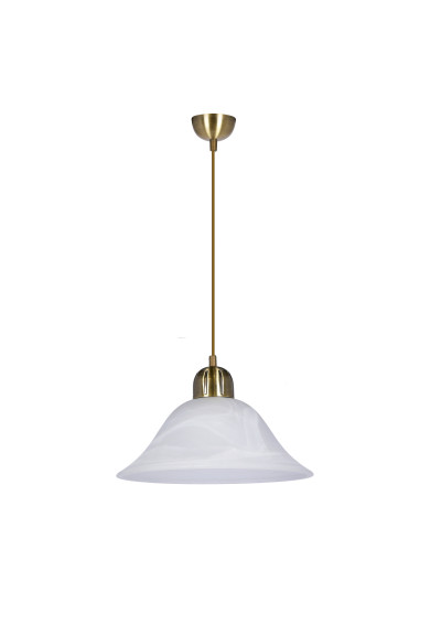 Lampa wisząca Moss 1xE27 patynowy 31 cm