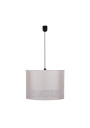 Lampa wisząca E27 1xE27 czarny+kremowy 33 cm