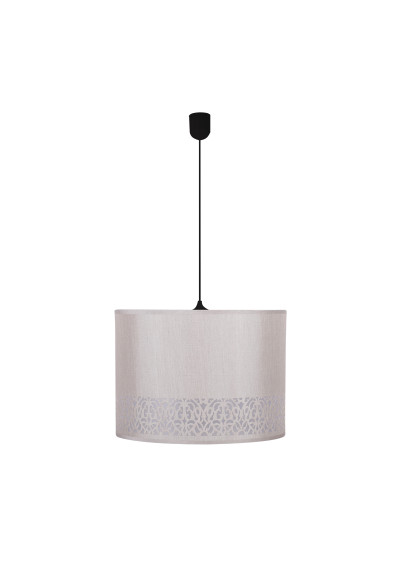 E27 pendant light 1xE27 black/cream 33 cm