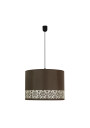 E27 pendant light 1xE27 black/brown 33 cm