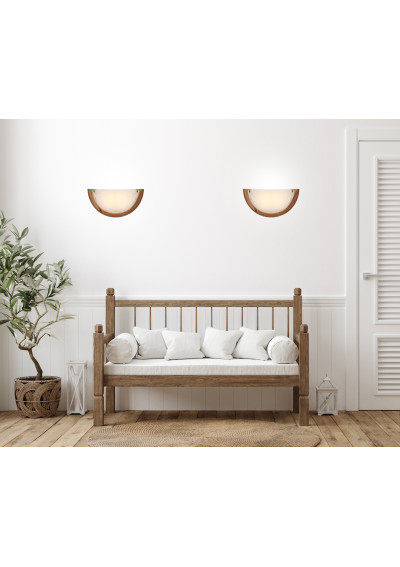 Herba ceiling light E27 dębowy 30 cm - product image 1