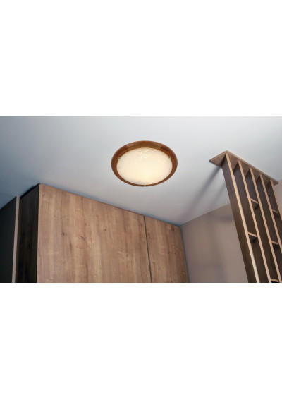 Herba ceiling light E27 dębowy 30 cm - product image 1