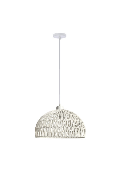 Lampa wisząca E27 1xE27 biały 28 cm