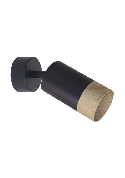 Lampa ścienna Gu10 GU10 czarny 16 cm