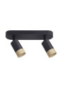 Gu10 ceiling light 2xGU10 black 34 cm
