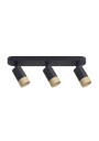 Lampa sufitowa Gu10 3xGU10 czarny 48 cm