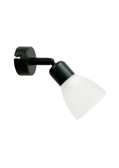 Lampa ścienna Costa 1xE14 czarny 17 cm