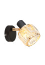 E14 wall light 1xE14 black 16 cm