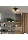 Lampa sufitowa E14 3xE14 czarny 36 cm - zdjęcie produktu 1