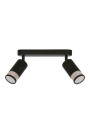 Gu10 ceiling light 2xGU10 czarno gold 36 cm