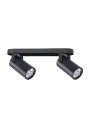 Lampa sufitowa Gu10 2xGU10 czarny 32 cm