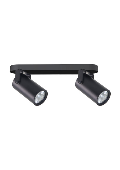 Gu10 ceiling light 2xGU10 black 32 cm