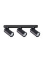 Lampa sufitowa Gu10 3xGU10 czarny 44 cm