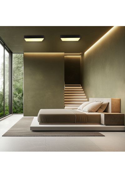 Quattro ceiling light 18 W LED 4000 K mosiężny 35 cm - product image 3