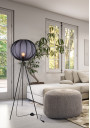 Lampa podłogowa Mellow 1xE27 czarny 161 cm - zdjęcie produktu 2