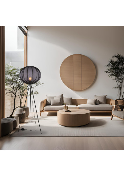 Lampa podłogowa Mellow 1xE27 czarny 161 cm - zdjęcie produktu 3