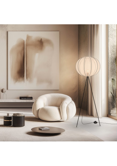 Lampa podłogowa Mellow 1xE27 biały 161 cm - zdjęcie produktu 2