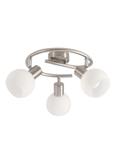 Novo ceiling light 3xE14 silver 45 cm