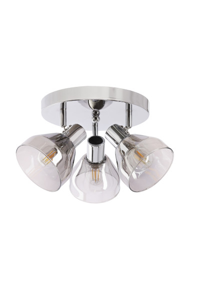 Lampa sufitowa Grazia 3xE14 srebrny 34 cm