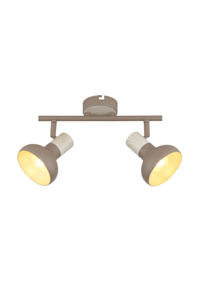 Lampa sufitowa Puerto 2xE14 brązowy 37 cm