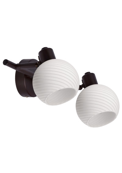 Grano ceiling light 2xE14 brown 36 cm