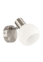 Lampa ścienna Novo 1xE14 srebrny 13 cm