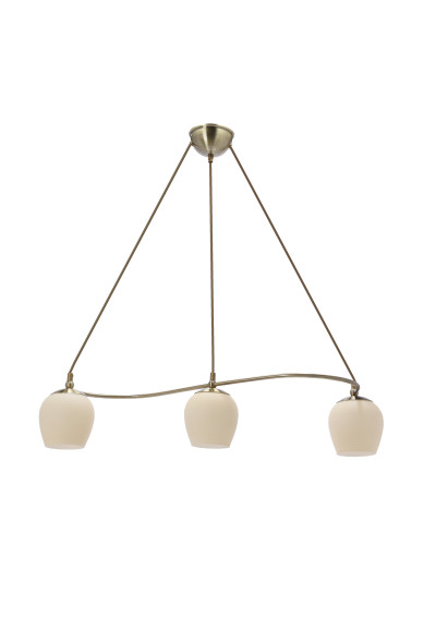 E27 pendant light 3xE27 patynowy / cream 77 cm