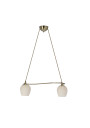 E27 pendant light 2xE27 patynowy / cream 54 cm