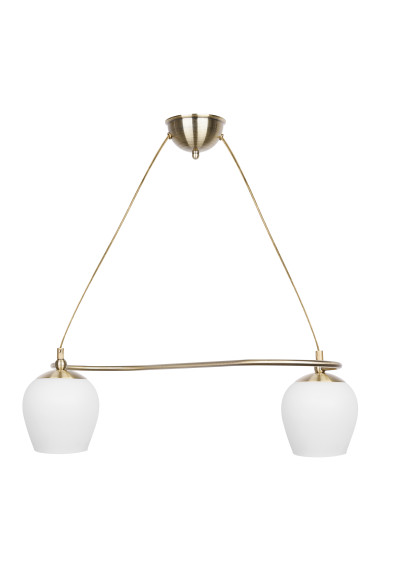 E27 pendant light 2xE27 patynowy / white 54 cm - product image 1