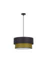 E27 pendant light 1xE27 black / oliwkowy 35 cm
